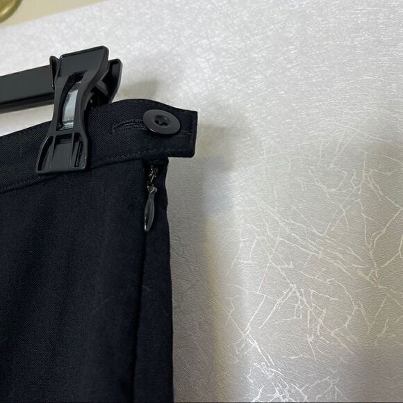 𝅺ESCADA High Waist Vintage Wool Trousers Black 38 - Picture 2 of 8